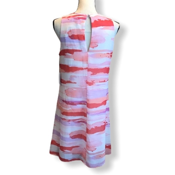 [Calvin Klein] Adorable Watercolor Trapeze Dress - Picture 6 of 6